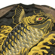 Load image into Gallery viewer, SATORI Japanese Souvenir Jacket Koi Fish Carp Men's Sukajan GSJ-015 Black/Brown
