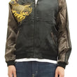 Load image into Gallery viewer, SATORI Japanese Souvenir Jacket Koi Fish Carp Men's Sukajan GSJ-015 Black/Brown