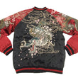 Load image into Gallery viewer, SATORI Japanese Souvenir Jacket Dragon Men's Sukajan GSJR-001 Black/Wine