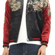 Load image into Gallery viewer, SATORI Japanese Souvenir Jacket Dragon Men's Sukajan GSJR-001 Black/Wine