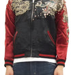 Load image into Gallery viewer, SATORI Japanese Souvenir Jacket Dragon Men's Sukajan GSJR-001 Black/Wine