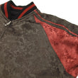 Load image into Gallery viewer, Satori Script Japanese Souvenir Jacket Koi Fish Carp Men's Sukajan GSJR-004 Black/Wine
