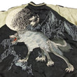 Load image into Gallery viewer, SATORI Japanese Souvenir Jacket Wolf Men's Sukajan GSJR-006 Black/Gold