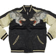 Load image into Gallery viewer, SATORI Japanese Souvenir Jacket Wolf Men's Sukajan GSJR-006 Black/Gold