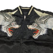 Load image into Gallery viewer, SATORI Japanese Souvenir Jacket Wolf Men's Sukajan GSJR-006 Black/Gold