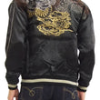 Load image into Gallery viewer, SATORI Japanese Souvenir Jacket Dragon Men's Sukajan GSJR-009 Black