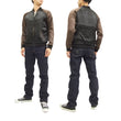 Load image into Gallery viewer, Satori Script Japanese Souvenir Jacket Koi Fish Carps Men's Sukajan GSJR-011 Black/Charcoal-Gray