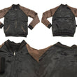 Load image into Gallery viewer, Satori Script Japanese Souvenir Jacket Koi Fish Carps Men's Sukajan GSJR-011 Black/Charcoal-Gray