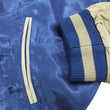 Load image into Gallery viewer, Satori Script Japanese Souvenir Jacket White Wolf Men's Sukajan GSJR-012 Navy-Blue/Beige