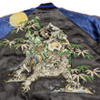 Load image into Gallery viewer, Satori Script Men's Japanese Souvenir Jacket Shoki Sukajan GSJR-019 Charcoal-Gray/Navy