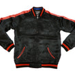 Load image into Gallery viewer, Satori Script Men's Japanese Souvenir Jacket Shoki Sukajan GSJR-019 Charcoal-Gray/Navy