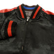 Load image into Gallery viewer, Satori Script Men's Japanese Souvenir Jacket Shoki Sukajan GSJR-019 Charcoal-Gray/Navy