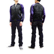 Load image into Gallery viewer, Satori Script Men's Japanese Souvenir Jacket Dragon and Tiger Sukajan GSJR-020 Black/Dark-Blue