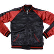Load image into Gallery viewer, Satori Script Men's Japanese Souvenir Jacket Dragon Embroidered Sukajan GSJR-022 Black/Wine