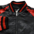 Load image into Gallery viewer, Satori Script Men's Japanese Souvenir Jacket Dragon Embroidered Sukajan GSJR-022 Black/Wine