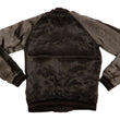 Load image into Gallery viewer, Satori Script Men's Japanese Souvenir Jacket Koi Fish Carp Sukajan GSJR-023 Black/Charcoal-Gray