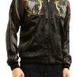 Load image into Gallery viewer, Satori Script Men's Japanese Souvenir Jacket Koi Fish Carp Sukajan GSJR-023 Black/Charcoal-Gray