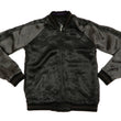 Load image into Gallery viewer, Satori Script Men's Japanese Souvenir Jacket Geisha Skull Sukajan GSJR-024 Black/Purple