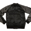 Load image into Gallery viewer, Satori Script Men's Japanese Souvenir Jacket Geisha Skull Sukajan GSJR-024 Black/Purple