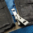 Load image into Gallery viewer, Satori Script Men's Japanese Souvenir Jacket Wolf with Moon Sukajan GSJR-025 Black/Dark-Blue