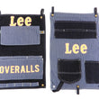 Load image into Gallery viewer, Lee Denim Wall Hanging Pockets Logo Graphic Connectable Organizer with Multipurpose Pockets LA0555-99 Deep Blue Indigo/Hickory-Stripe