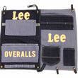 Load image into Gallery viewer, Lee Denim Wall Hanging Pockets Logo Graphic Connectable Organizer with Multipurpose Pockets LA0555-99 Deep Blue Indigo/Hickory-Stripe