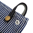 Load image into Gallery viewer, Lee Denim Wall Hanging Pockets Logo Graphic Connectable Organizer with Multipurpose Pockets LA0555-99 Deep Blue Indigo/Hickory-Stripe
