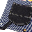 Load image into Gallery viewer, Lee Denim Wall Hanging Pockets Logo Graphic Connectable Organizer with Multipurpose Pockets LA0555-99 Deep Blue Indigo/Hickory-Stripe