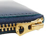 Load image into Gallery viewer, Men's Casual Leather Long Wallet Barns Outfitters Cordovan Zip Around Wallet LE-4318 Dark-Blue