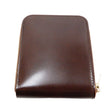 Load image into Gallery viewer, Men's Casual Leather Short Wallet Barns Outfitters Cordovan Zip Around Wallet LE-4319 Chocolate Brown