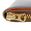 Load image into Gallery viewer, Men's Casual Leather Short Wallet Barns Outfitters Cordovan Zip Around Wallet LE-4319 Chocolate Brown