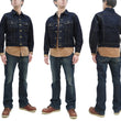 Load image into Gallery viewer, Lee Denim Jacket 101-J Men's Reissue Lee Rider 101J Jacket LM5100 LM5100-500 Rince Indigo-Blue