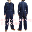 Load image into Gallery viewer, Lee Coverall Men's Reproduction of Union-All Long Sleeve Unlined Coveralls LM7213 LM7213-100 Rince Deep Blue Indigo Denim
