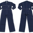 Load image into Gallery viewer, Lee Coverall Men's Reproduction of Union-All Long Sleeve Unlined Coveralls LM7213 LM7213-200 Rince Deep Blue Indigo