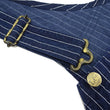 Load image into Gallery viewer, Lee Overalls Men's Casual Fashion Bib Overall High-Back LM7254 LM7254-2204 Indigo Twill with White Pinstripe Stitching