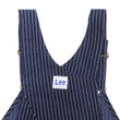 Load image into Gallery viewer, Lee Overalls Men's Casual Fashion Bib Overall High-Back LM7254 LM7254-2204 Indigo Twill with White Pinstripe Stitching