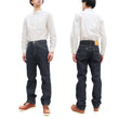 Load image into Gallery viewer, Lee Jeans 101Z with Zip fly Men's Regular Fit Straight Jeans LM8101 Made in Japan LM8101-500 One-Washed Deep Blue Indigo Denim
