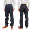 Load image into Gallery viewer, Lee Jeans 101Z with Zip fly Men's Regular Fit Straight Jeans LM8101 Made in Japan LM8101-500 One-Washed Deep Blue Indigo Denim
