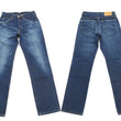Load image into Gallery viewer, Lee Jeans 101Z with Zip fly Men's Regular Fit Straight Jeans LM8101 Made in Japan LM8101-526 Pre-Faded Blue Indigo Denim