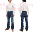 Load image into Gallery viewer, Lee Bootcut Jeans 102 LM8102 Men's Regular Fit Boot Cut Jean LM8102-526 Non-stretch Pre-Faded Blue Indigo Denim