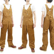 Load image into Gallery viewer, Lee Overalls Men's Casual Fashion Double Knee Duck Canvas Bib Overall High-Back LM8605 LM8605-145 Brown