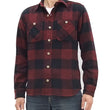 Load image into Gallery viewer, Momotaro Jeans Flannel Shirt Men's Herringbone Twill Buffalo Plaid Long Sleeve Work Shirt MLS1020M23 Red/Black