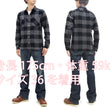 Load image into Gallery viewer, Momotaro Jeans Flannel Shirt Men's Herringbone Twill Buffalo Plaid Long Sleeve Work Shirt MLS1020M23 Gray/Black