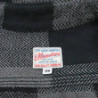 Load image into Gallery viewer, Momotaro Jeans Flannel Shirt Men's Herringbone Twill Buffalo Plaid Long Sleeve Work Shirt MLS1020M23 Gray/Black