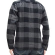 Load image into Gallery viewer, Momotaro Jeans Flannel Shirt Men's Herringbone Twill Buffalo Plaid Long Sleeve Work Shirt MLS1020M23 Gray/Black