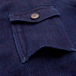 Load image into Gallery viewer, Momotaro Jeans Indigo Dobby Shirt Men's Solid Heavyweight Long Sleeve Button Up Work Shirt MZLS1070