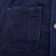 Load image into Gallery viewer, Momotaro Jeans Indigo Dobby Shirt Men's Solid Heavyweight Long Sleeve Button Up Work Shirt MZLS1070