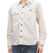 Load image into Gallery viewer, Momotaro Jeans Chambray Shirt Men's Solid Long Sleeve Button Up Work Shirt MS044 Natural