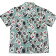 Load image into Gallery viewer, Momotaro Jeans Shirt Men's Short Sleeve Japanese Aloha Shirt Hawaiian Shirt MSS1010M31 Green