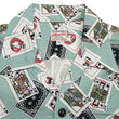 Load image into Gallery viewer, Momotaro Jeans Shirt Men's Short Sleeve Japanese Aloha Shirt Hawaiian Shirt MSS1010M31 Green